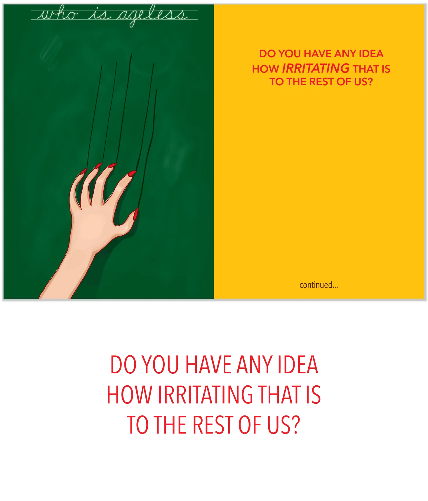 1239 Irritating (Birthday Card)