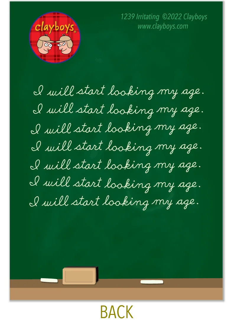 1239 Irritating (Birthday Card)