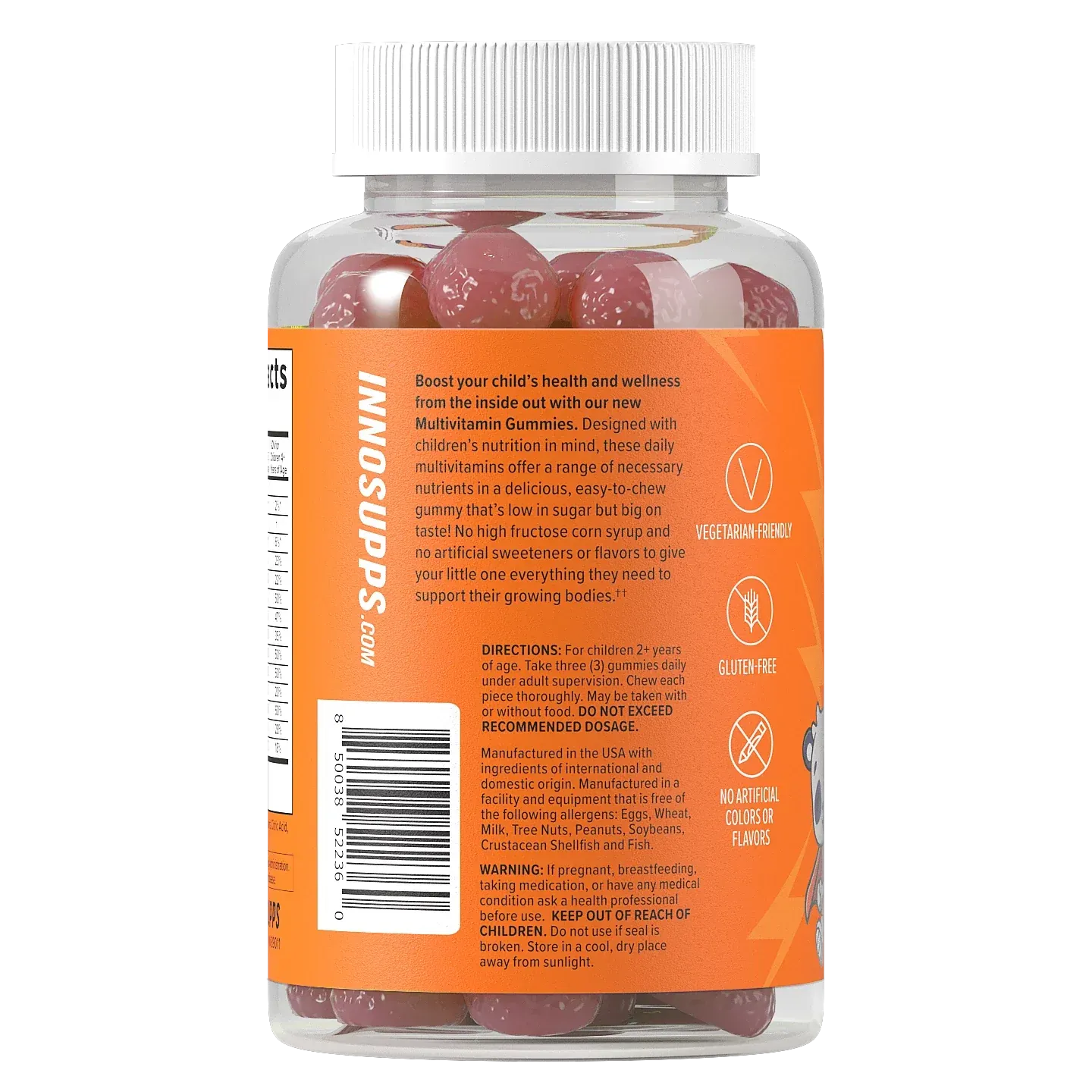 3 Bottles of Multivitamin Gummies For Kids