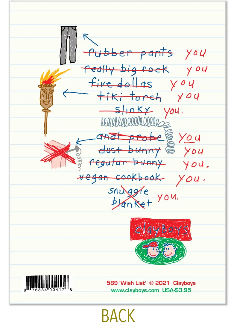 589 Wish List (Christmas Card)