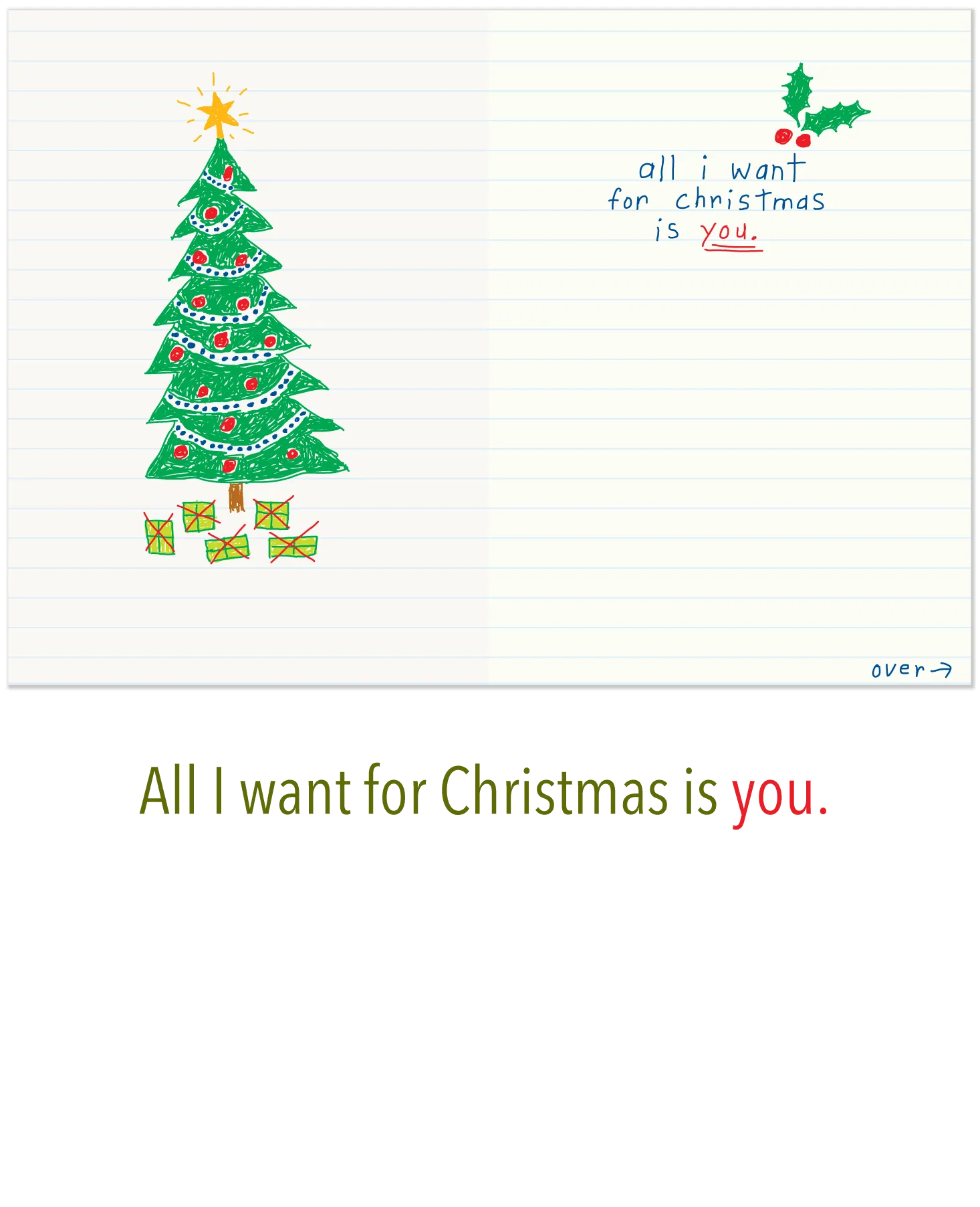 589 Wish List (Christmas Card)