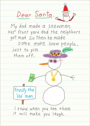 894 Joey's Letter (Christmas Card)
