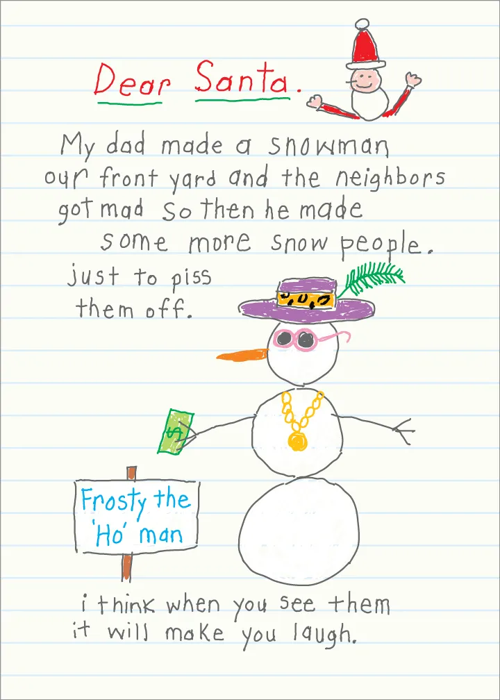 894 Joey's Letter (Christmas Card)