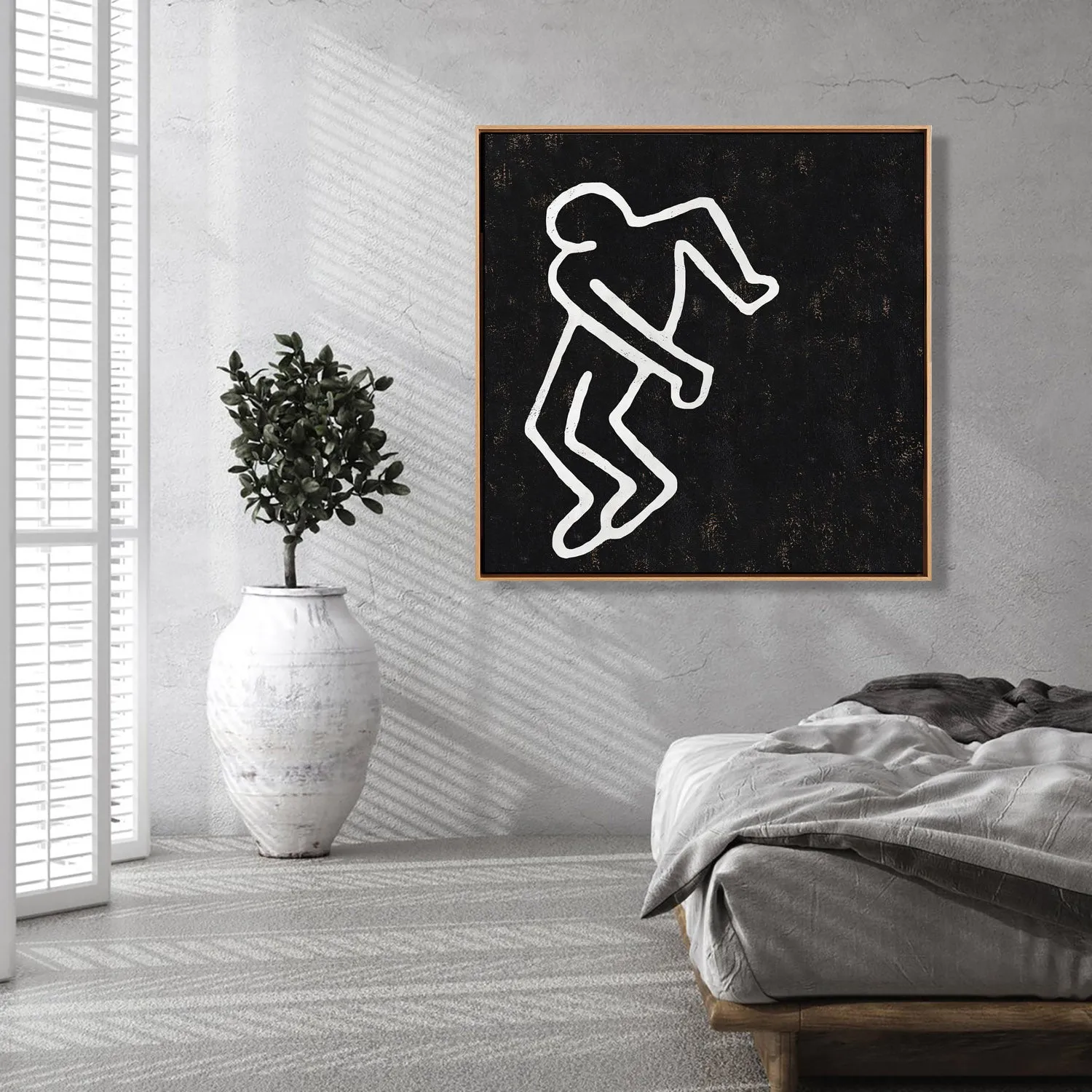 Abstract Dancing Man Painting H208SR