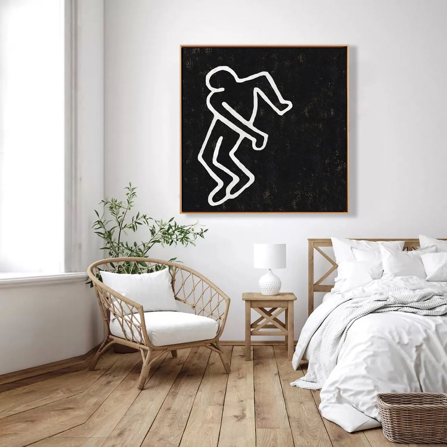 Abstract Dancing Man Painting H208SR