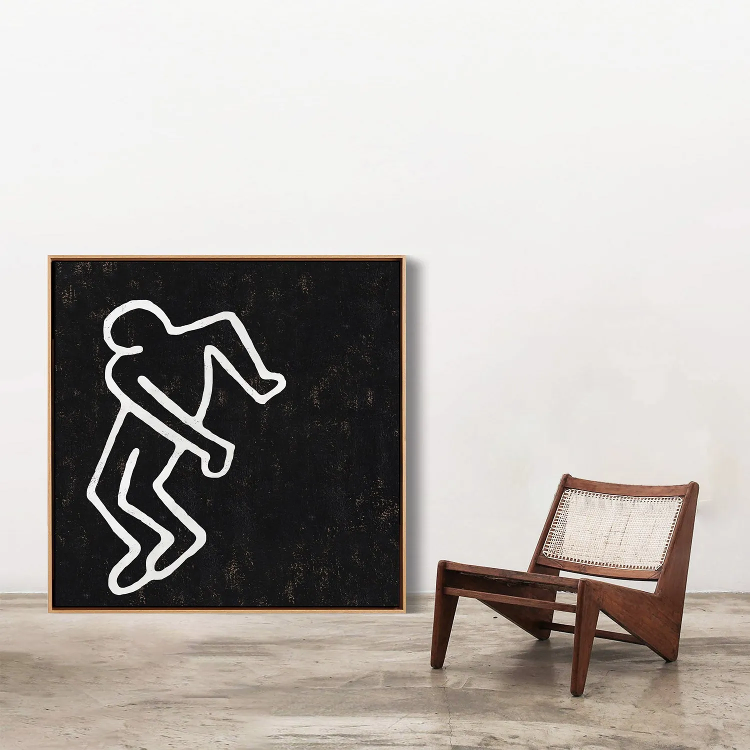 Abstract Dancing Man Painting H208SR
