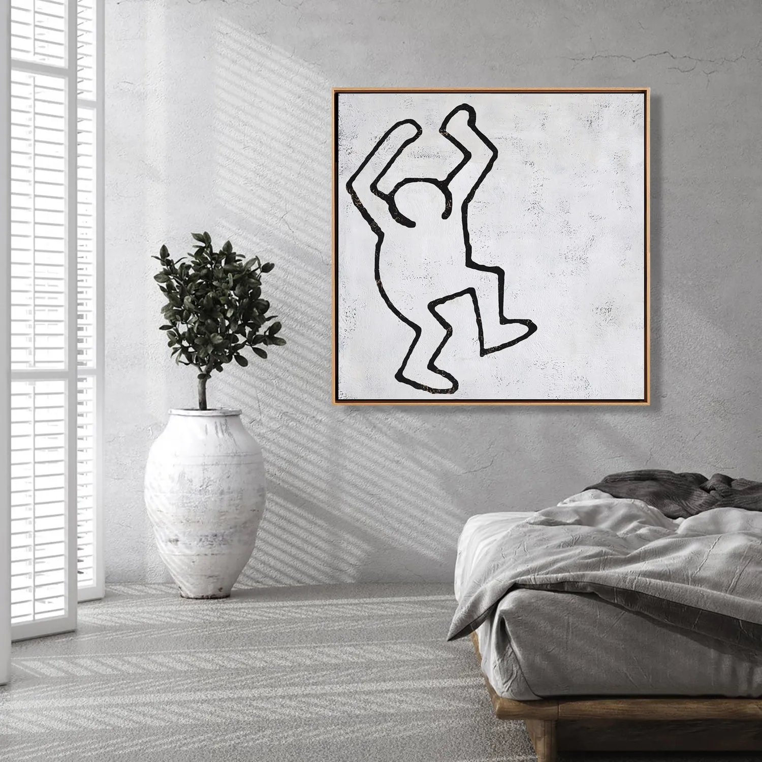 Abstract Dancing Man Painting H211S