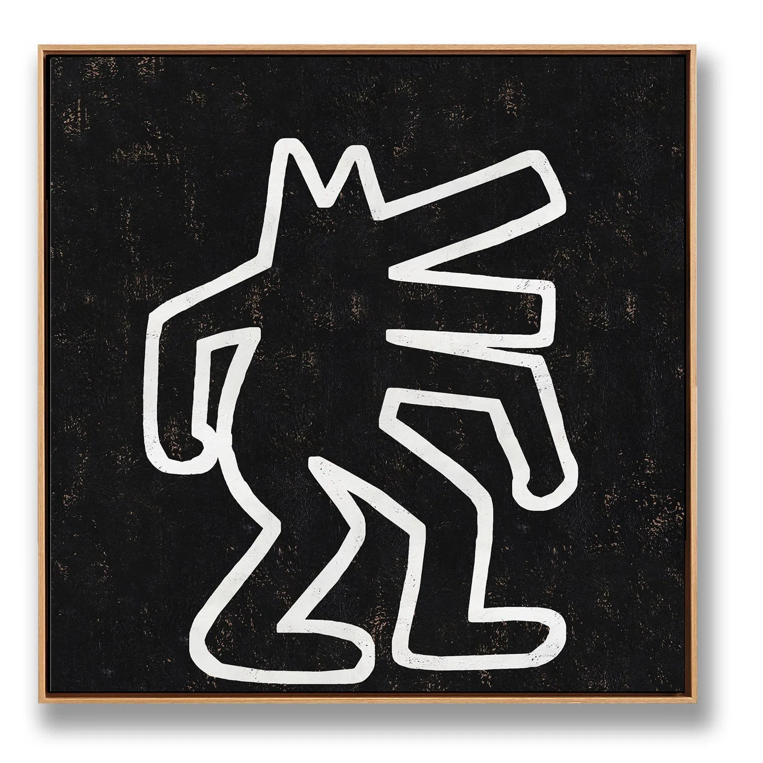 Abstract Dancing Man Painting H304SR