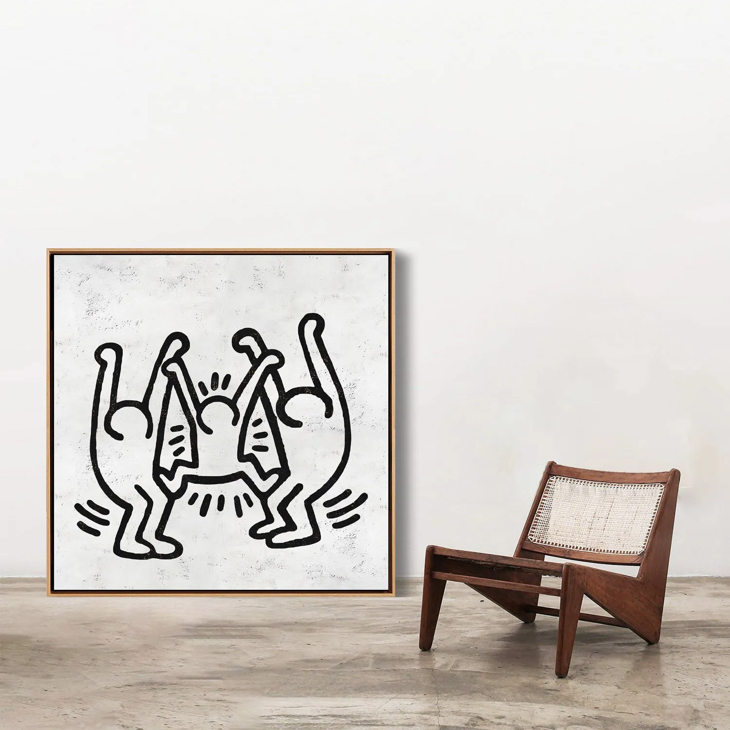 Abstract Dancing Man Painting H305S
