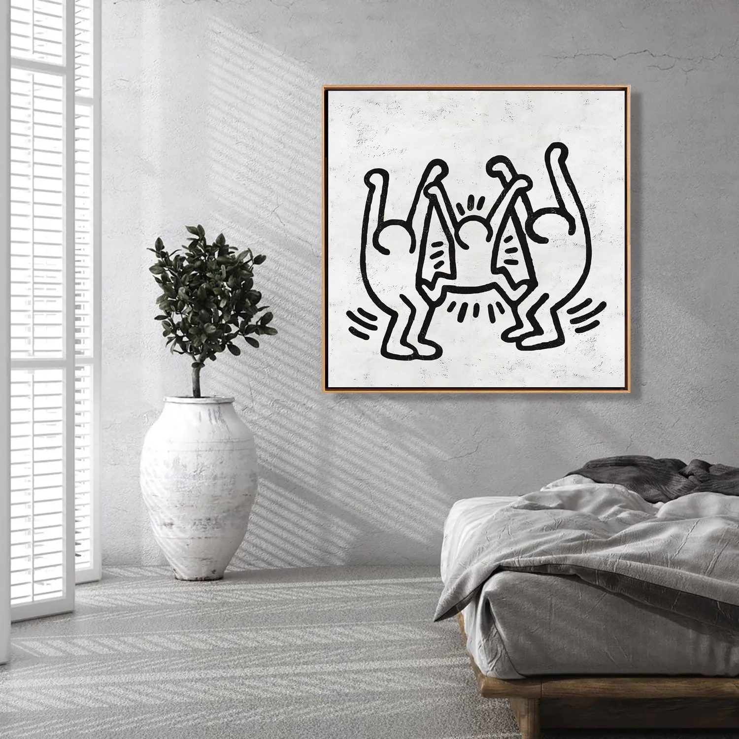 Abstract Dancing Man Painting H305S