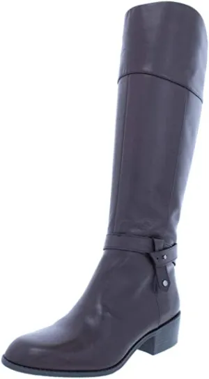 ALFANI BERNIEE WOMEN RIDING BOOTS (6 M, MED BROWN)
