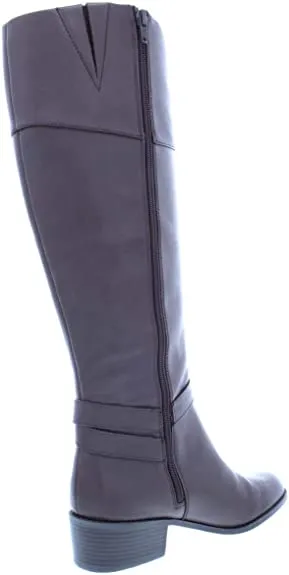 ALFANI BERNIEE WOMEN RIDING BOOTS (6 M, MED BROWN)