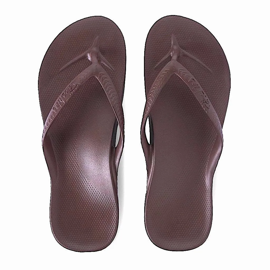 Archies Thongs Brown