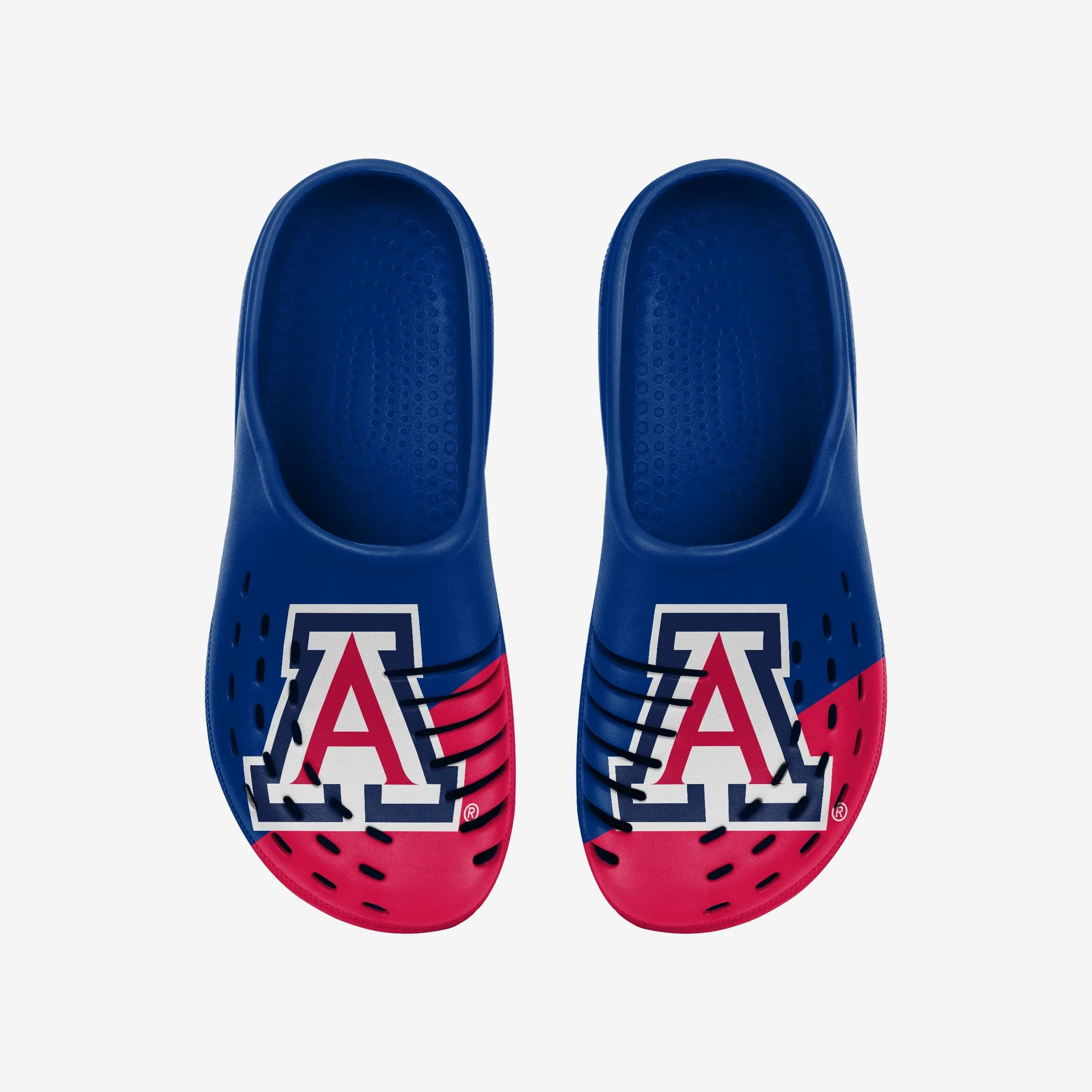 Arizona Wildcats Colorblock Big Logo Clog