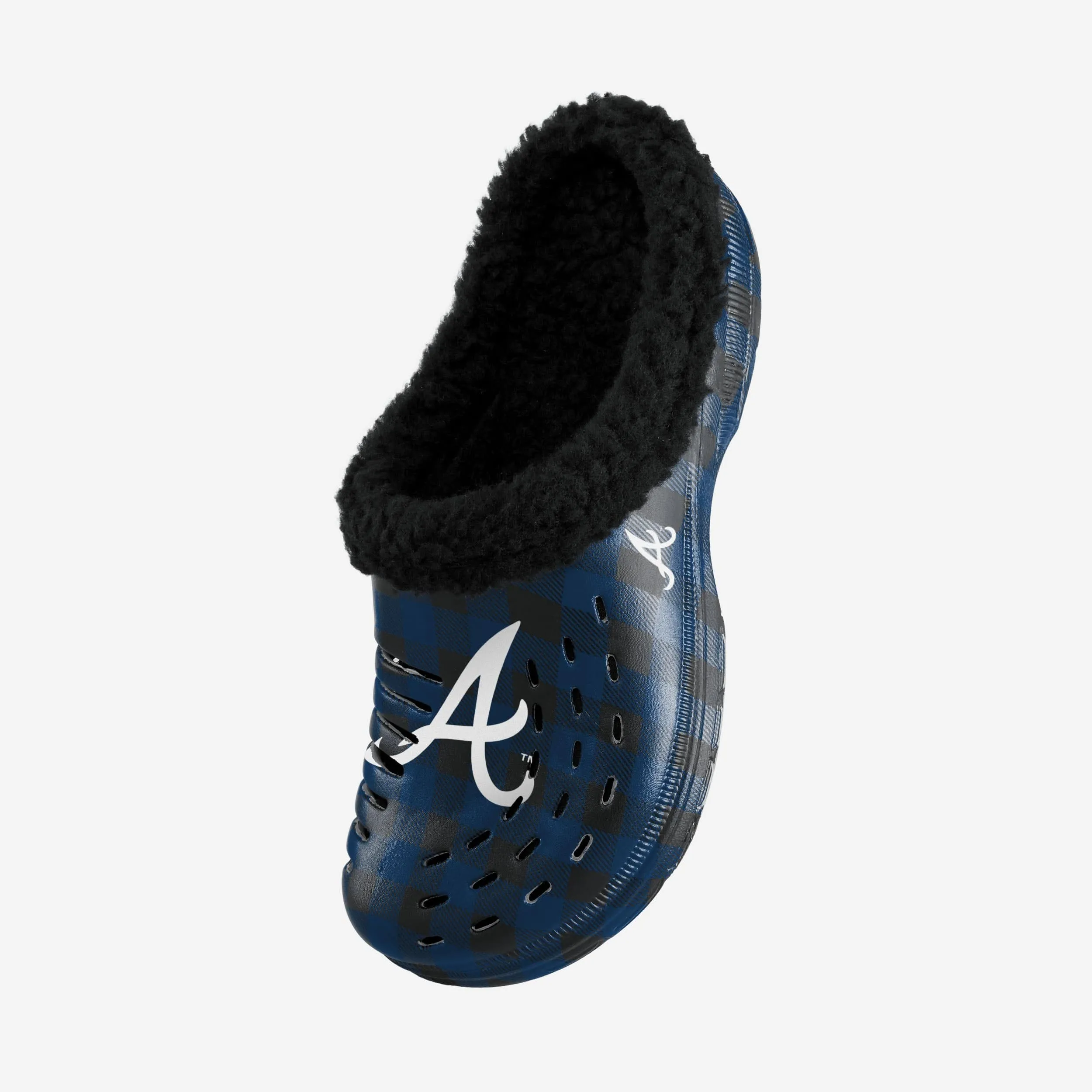 Atlanta Braves Sherpa Lined Buffalo Check Clog