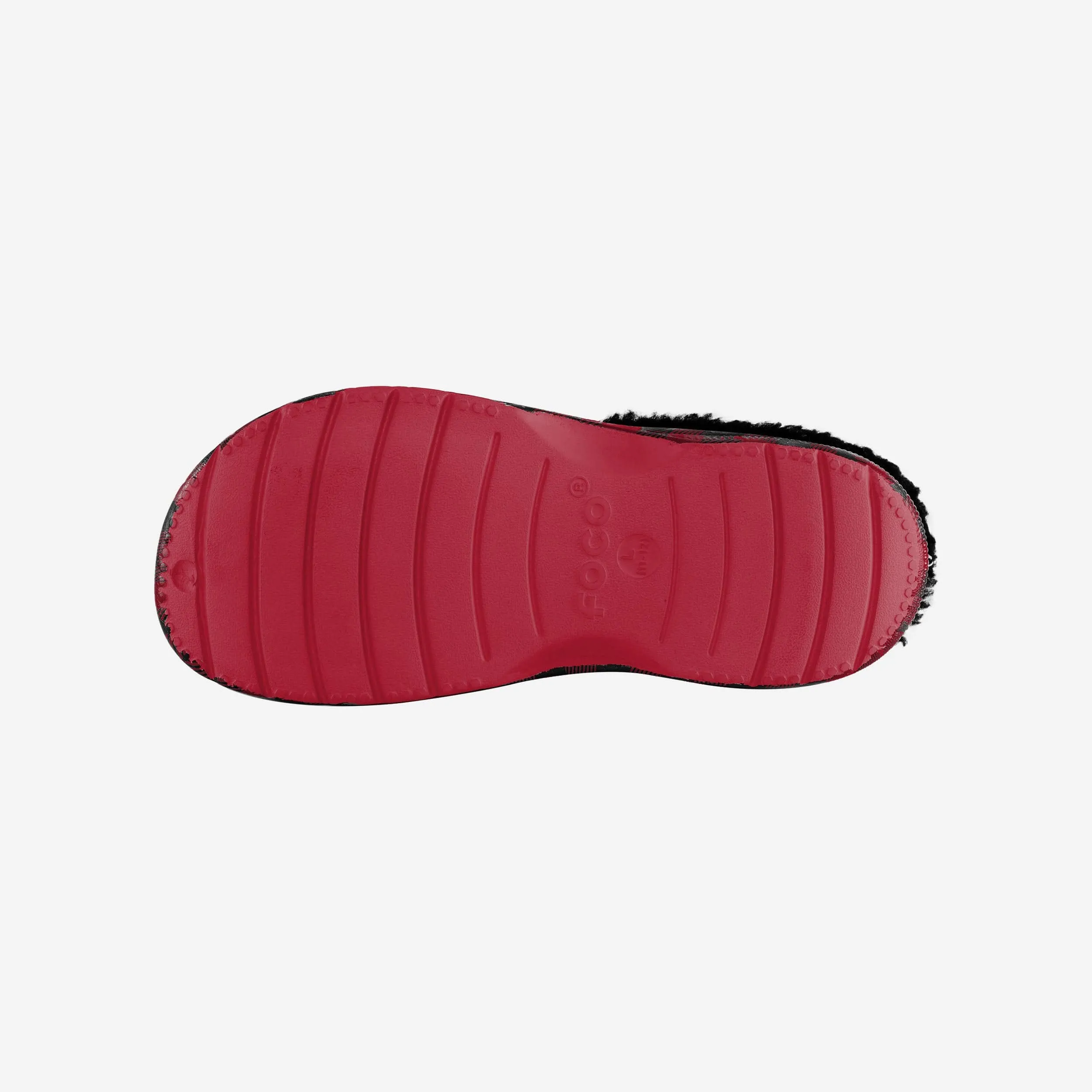 Atlanta Falcons Sherpa Lined Buffalo Check Clog