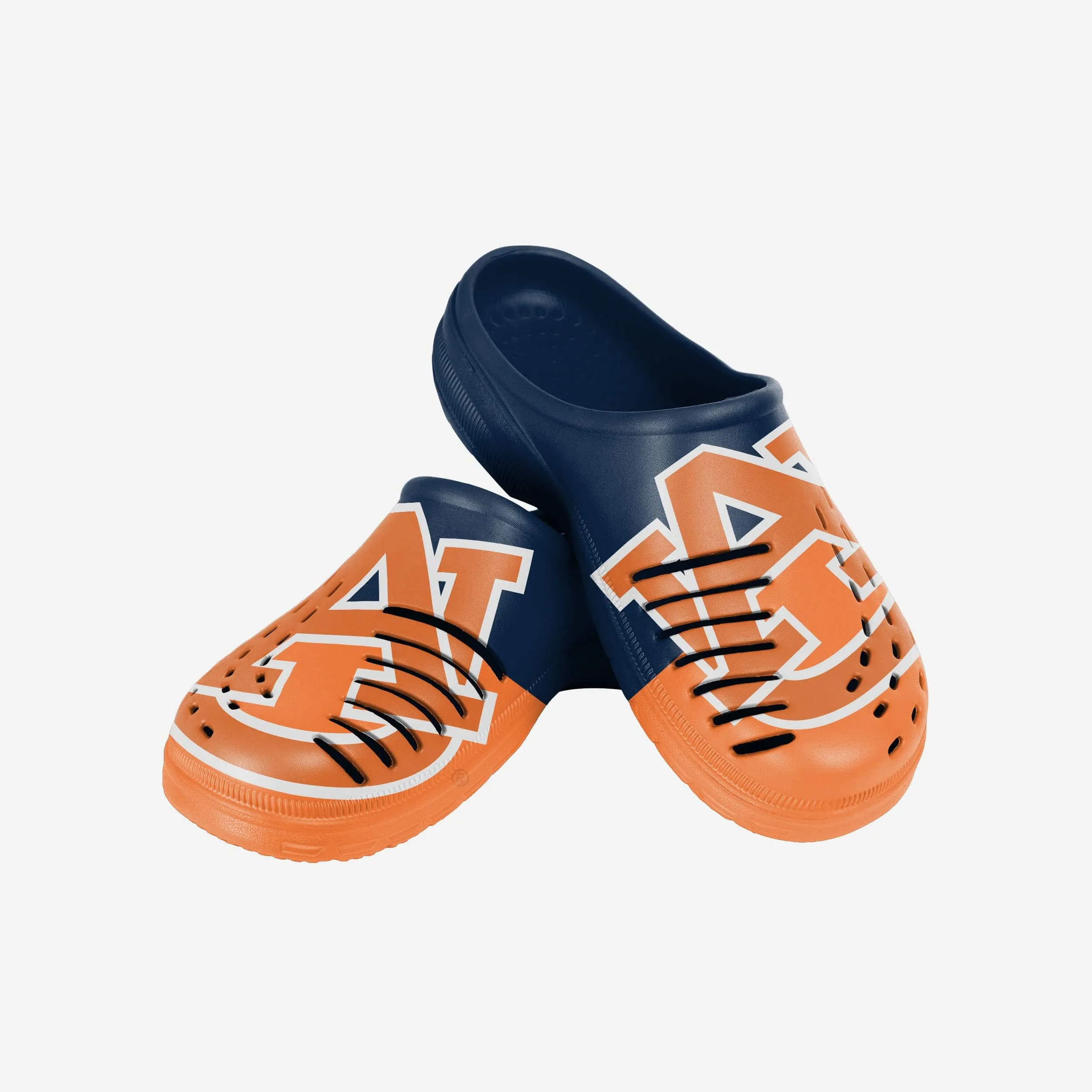 Auburn Tigers Colorblock Big Logo Clog