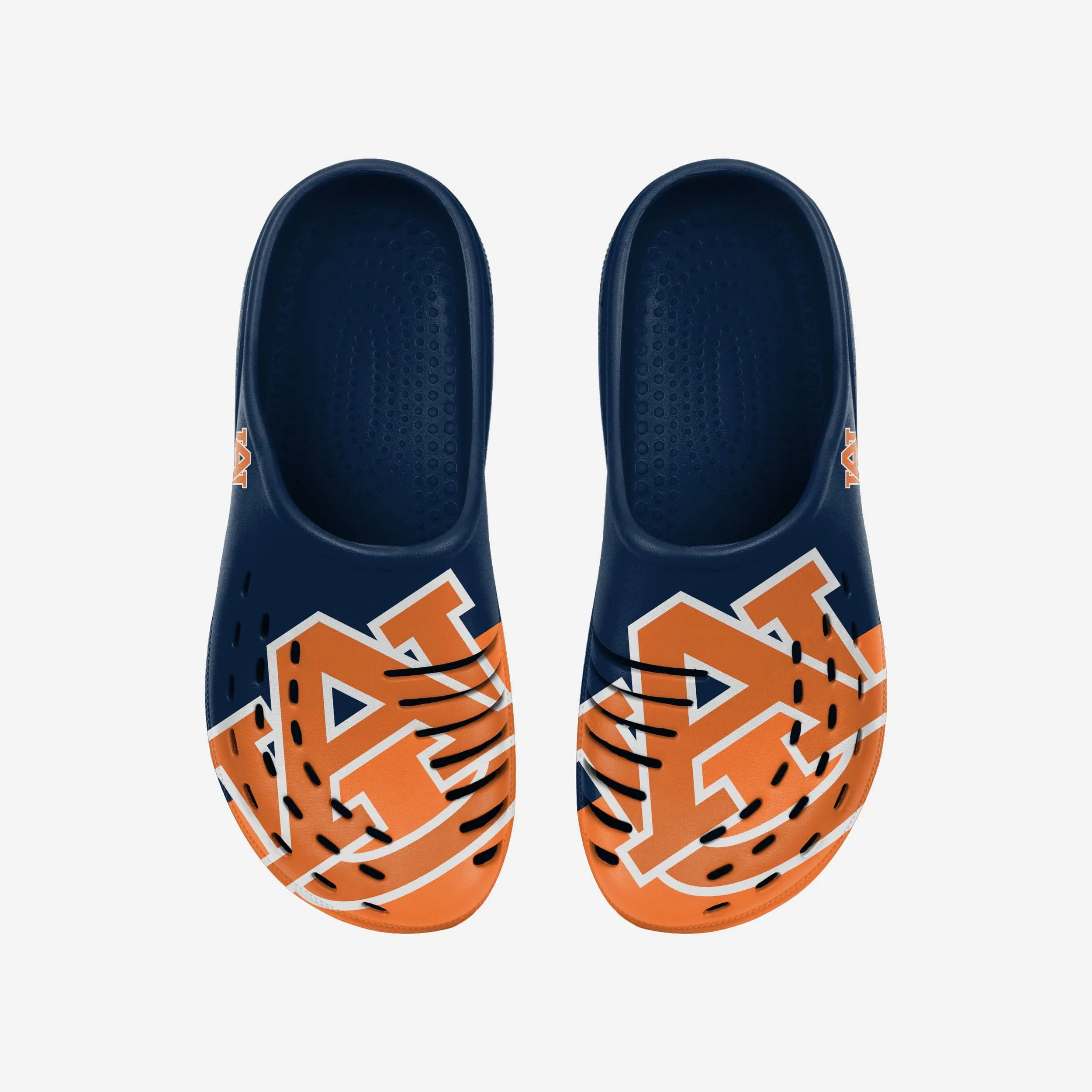 Auburn Tigers Colorblock Big Logo Clog