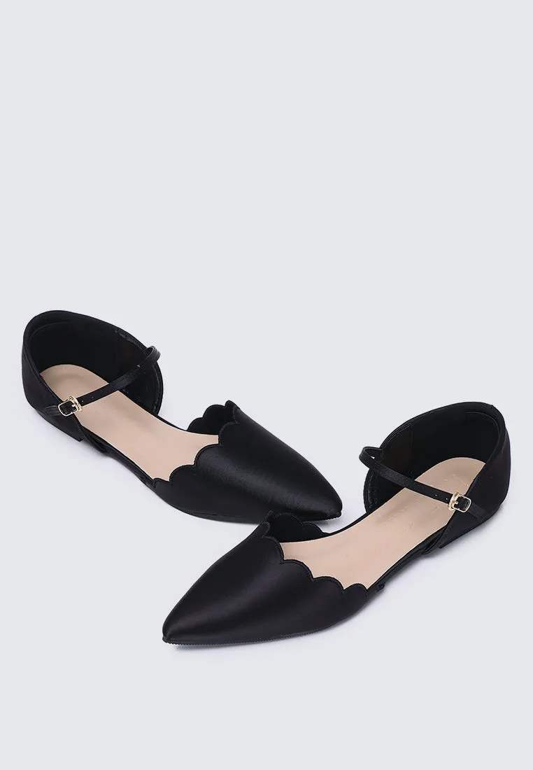 Azzurra Comfy Ballerina In Charcoal
