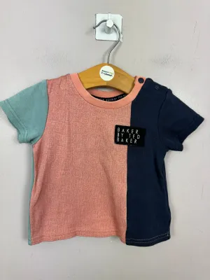 Baker Colour Block T-shirt 3-6m
