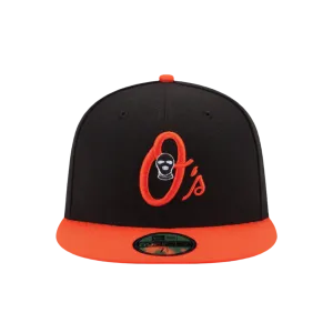 Baltimore Ski Mask Baseball Fitted Hat
