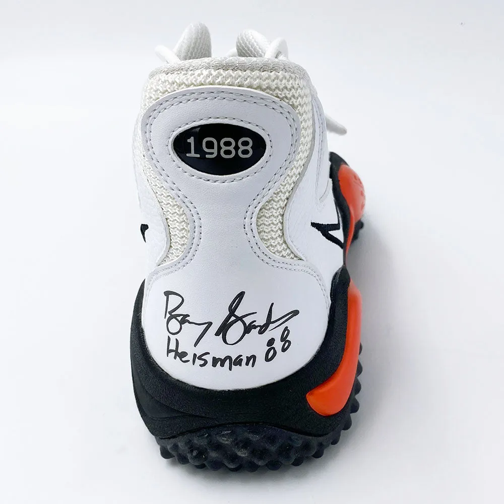 Barry Sanders Autographed Nike Air Zoom Turf Jet Shoe w/"Heisman 1988"