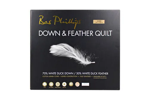 Bas Phillips 70/30 DUCK Down & Feather Quilt