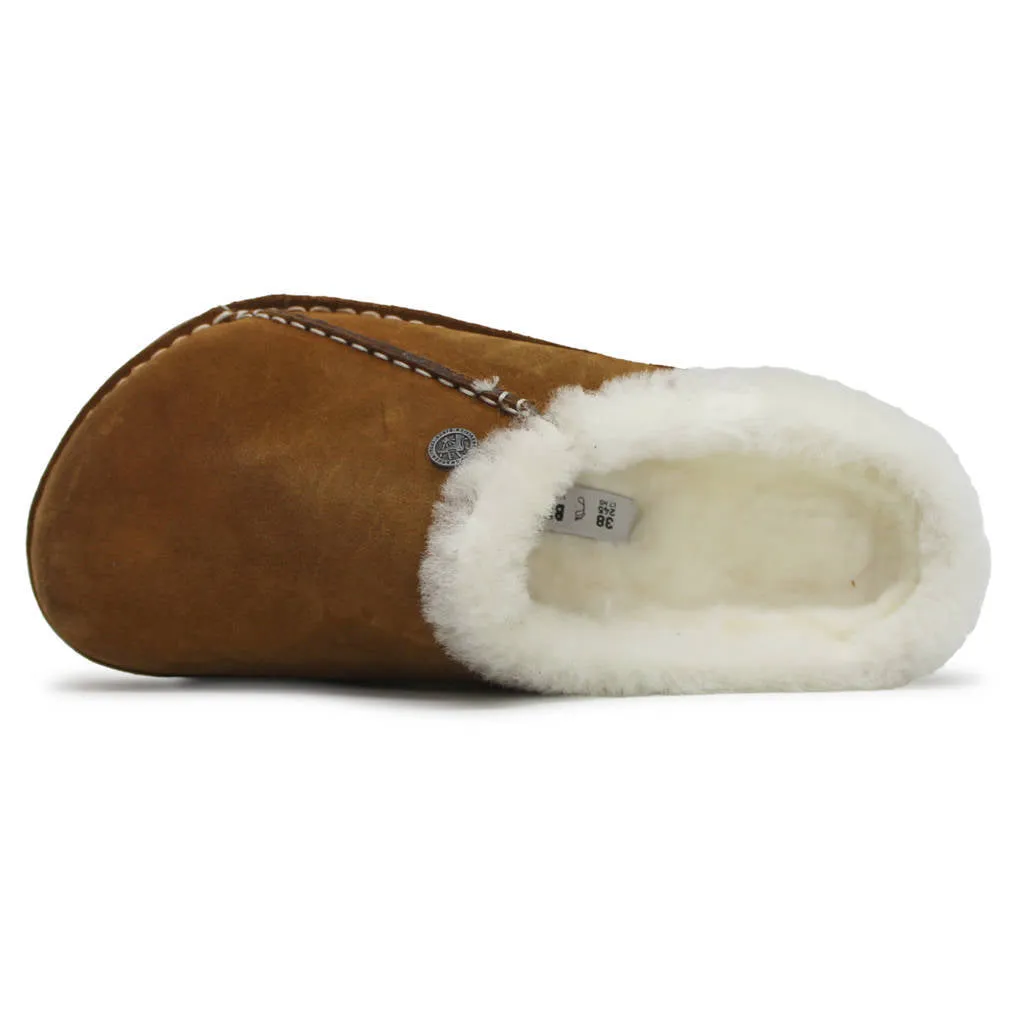 Birkenstock Zermatt Premium Shearling Suede Leather Unisex Clogs Sandals