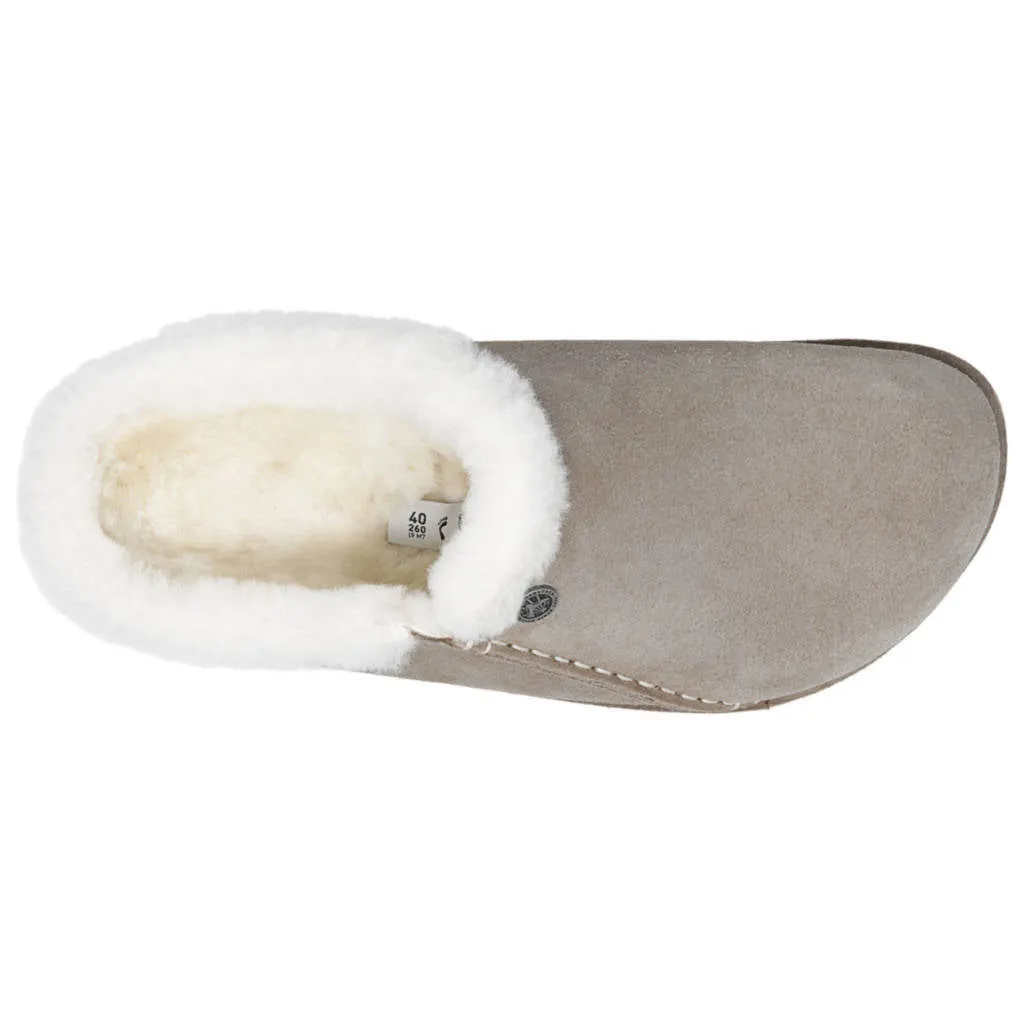Birkenstock Zermatt Premium Shearling Suede Leather Unisex Clogs Sandals
