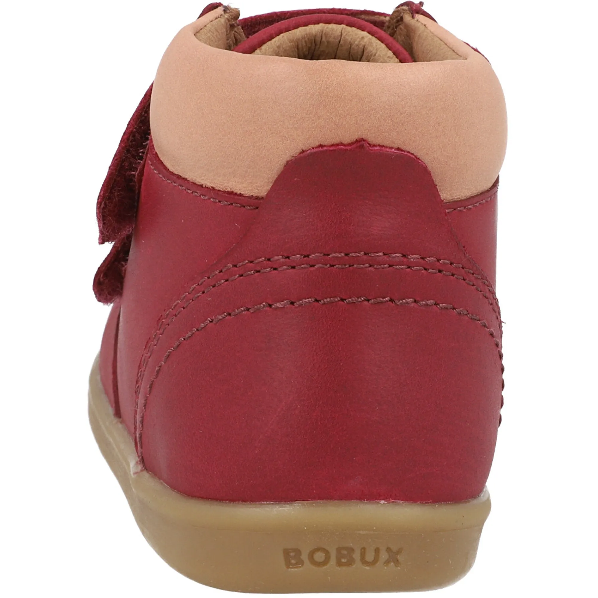 Bobux Timber Cranberry Leather Boots for Kids