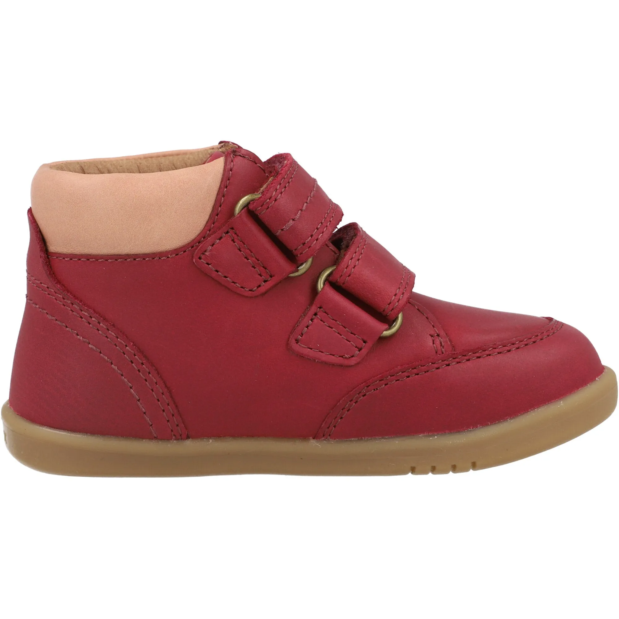 Bobux Timber Cranberry Leather Boots for Kids