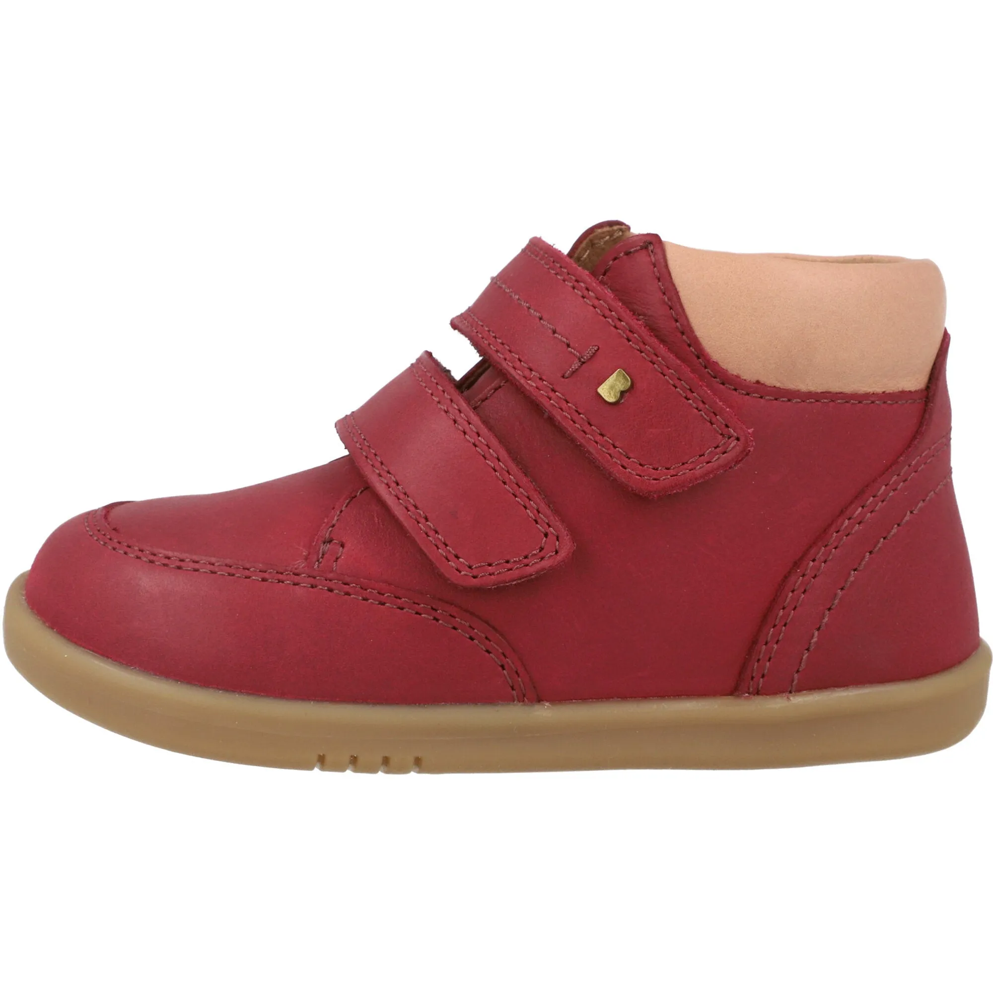 Bobux Timber Cranberry Leather Boots for Kids