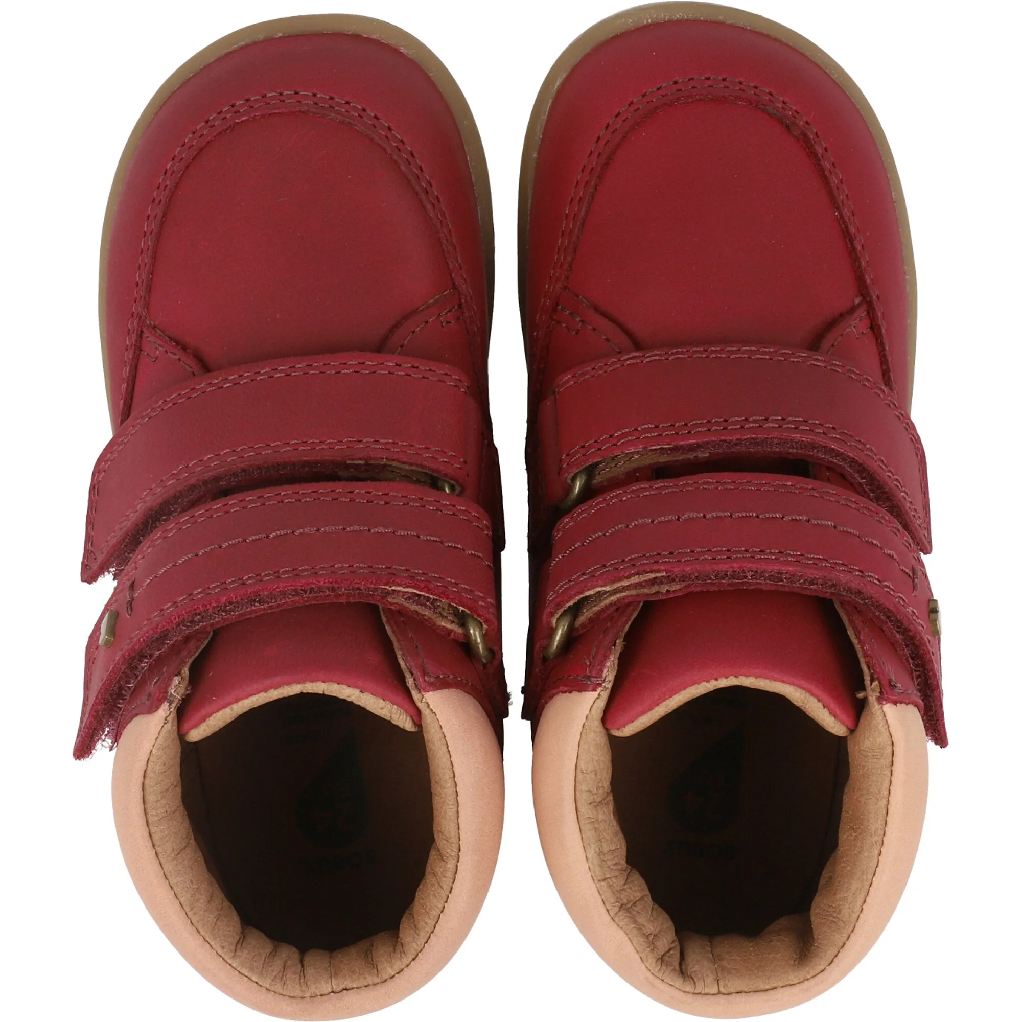 Bobux Timber Cranberry Leather Boots for Kids