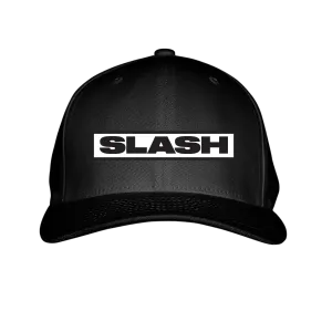 Bold Logo Black Snapback Hat