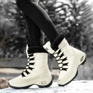 Boots Winter High Quality Keep Warm Mid-Calf Waterproof Snow Boots Women Comfortable Ladies Thigh High Hiking Boots