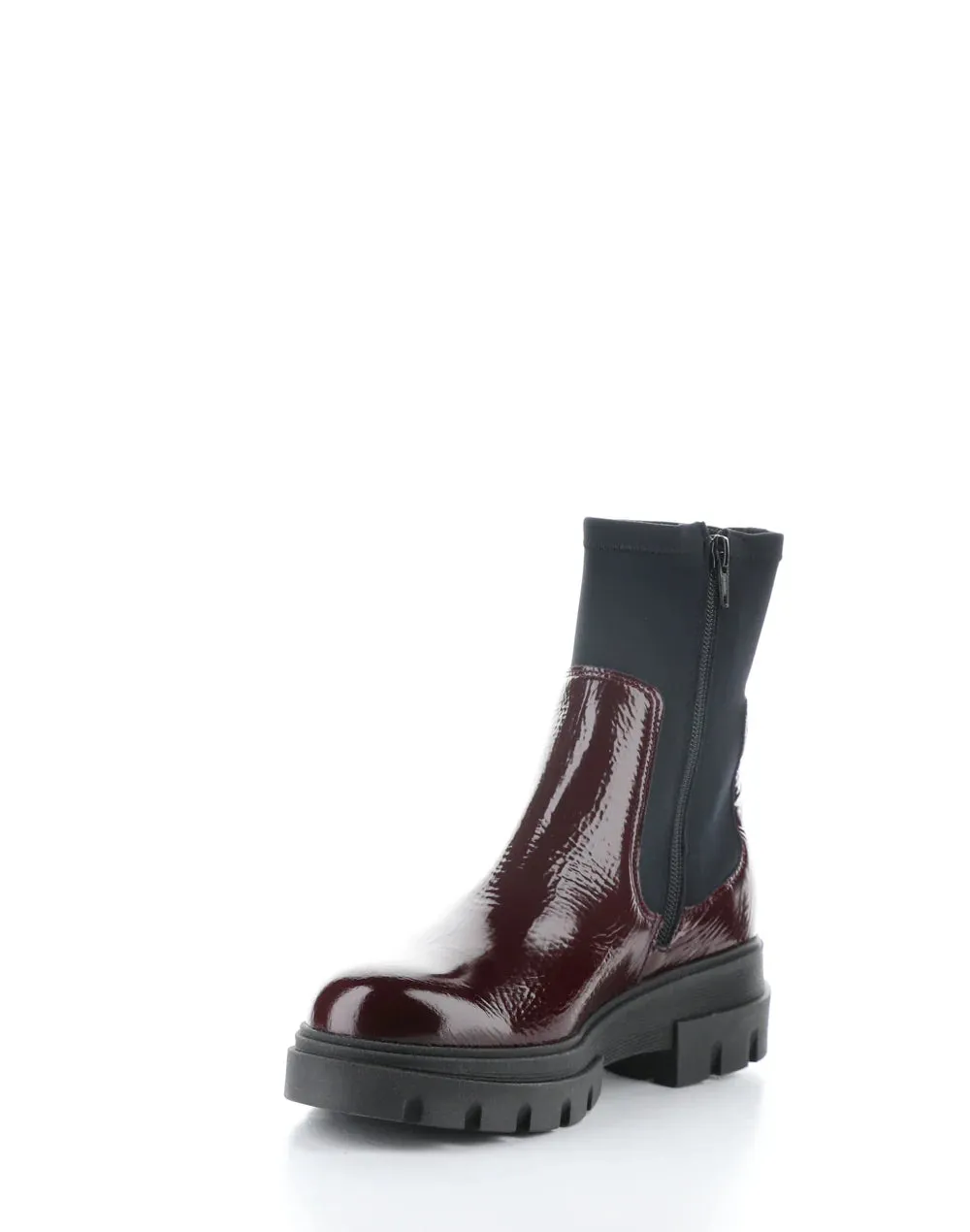 BOS & CO FIVE BORDO PATENT LEATHER WATERPROOF BOOT