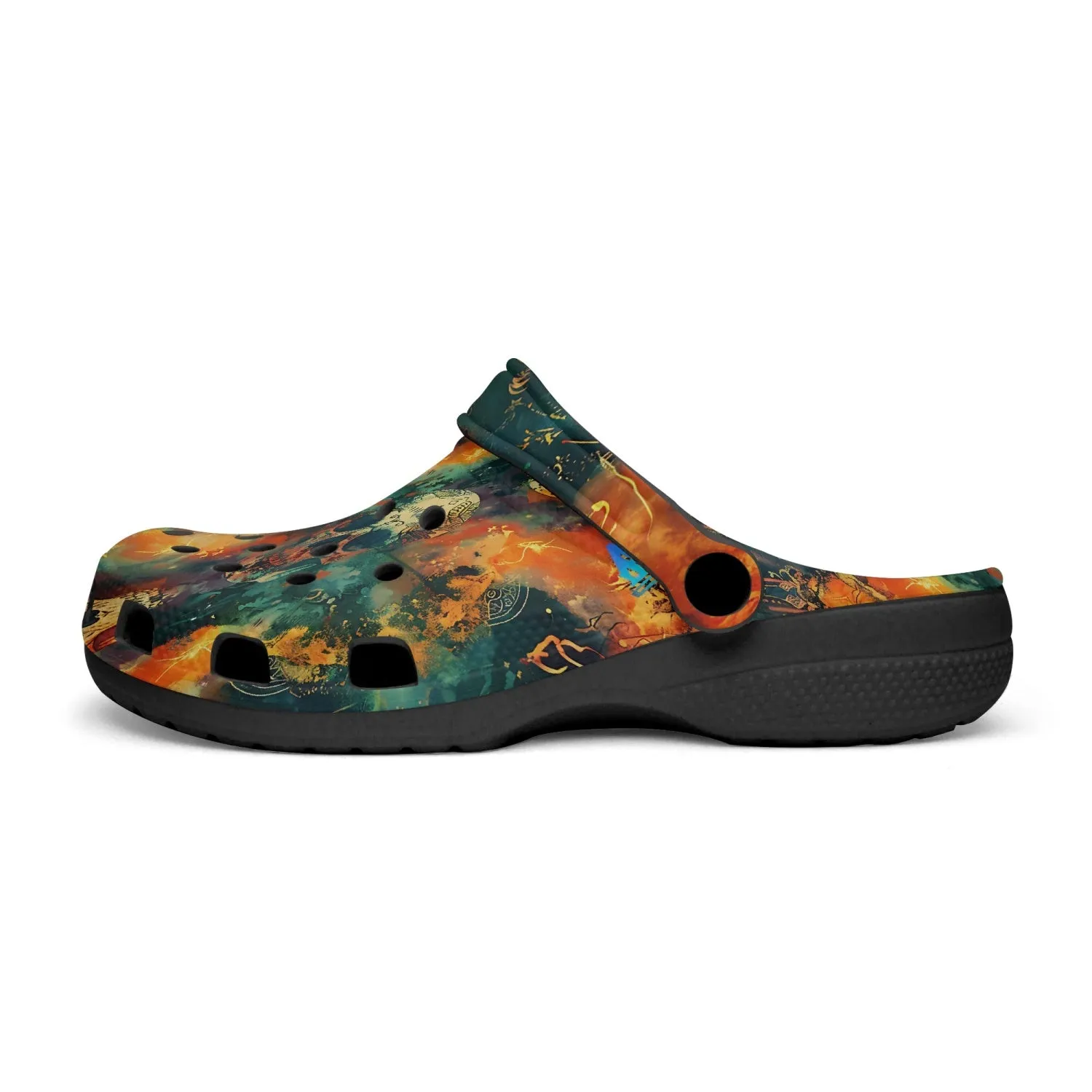Calavera Skull Rok-Clogs