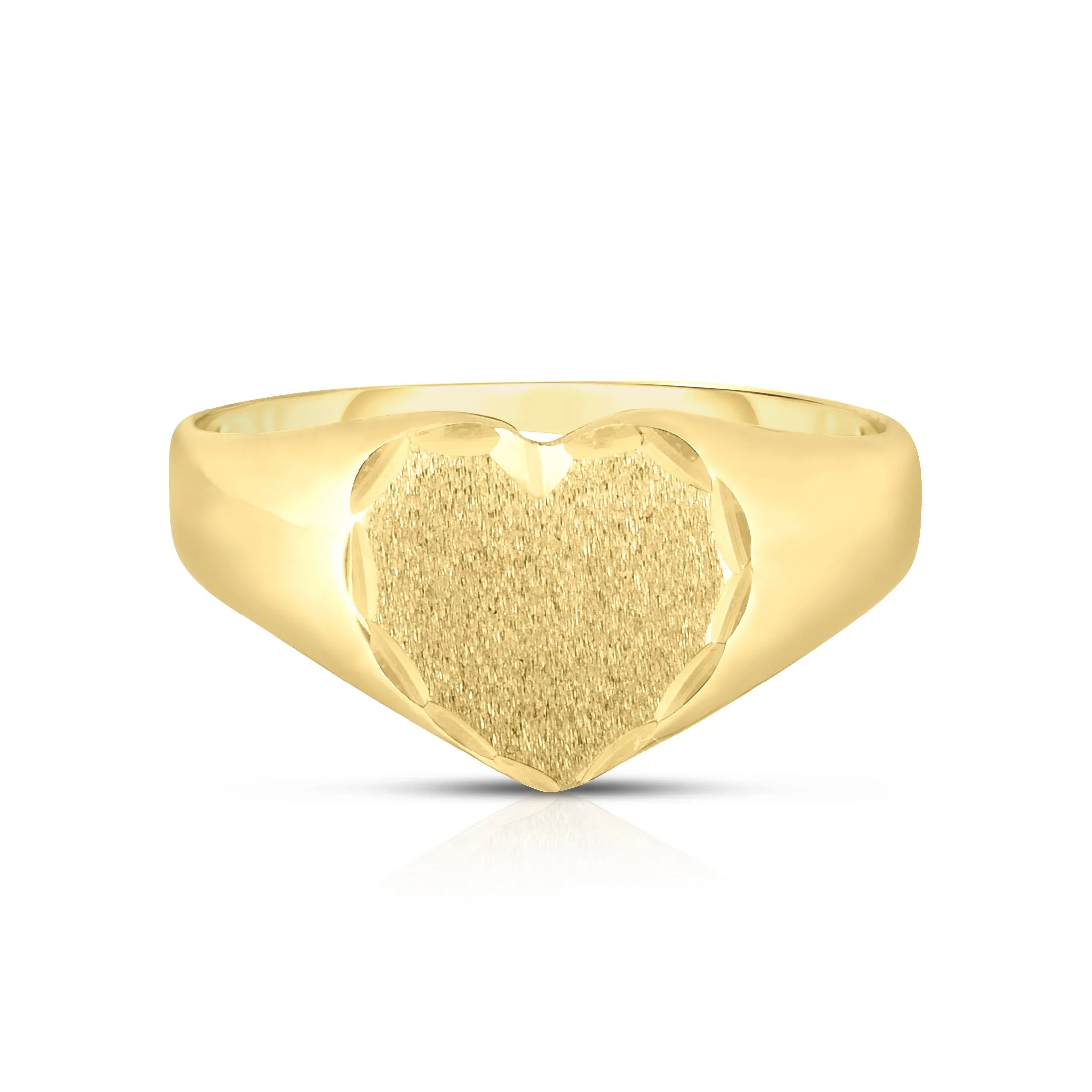 CARA - The Smooth Heart Signet