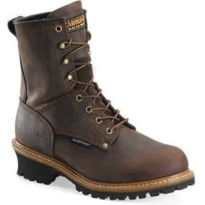 Carolina Men's Elm 8" Waterproof Logger Work Boot - Brown - CA8821