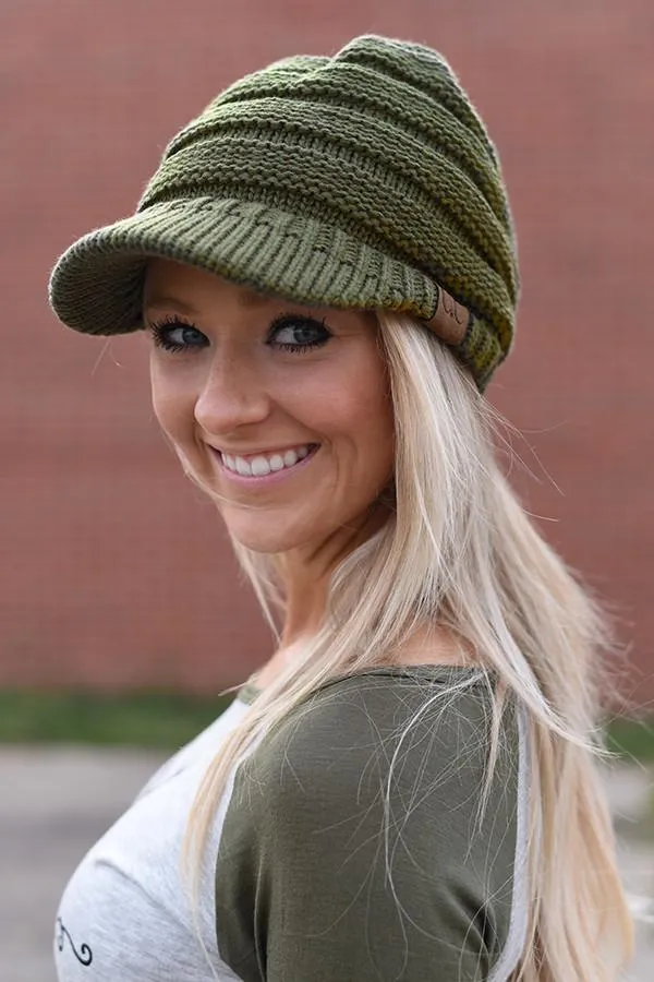 CC Beanie Cap - Olive