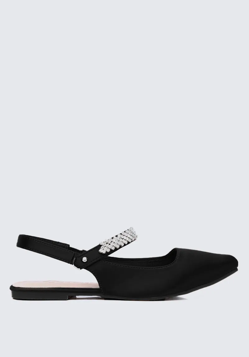 Charlize Comfy Ballerina In Black