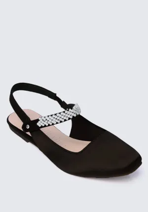 Charlize Comfy Ballerina In Black