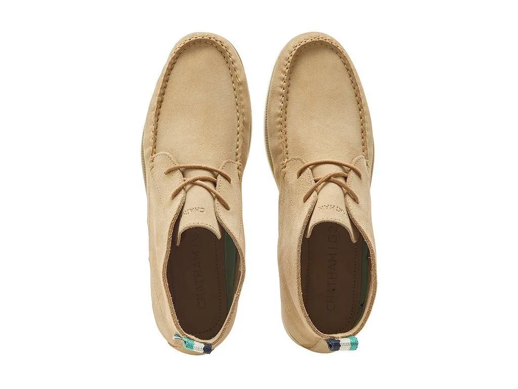 Chatham Suede Boat Chukka Boots For Men - Ives Repello G2 Sand, 6-15