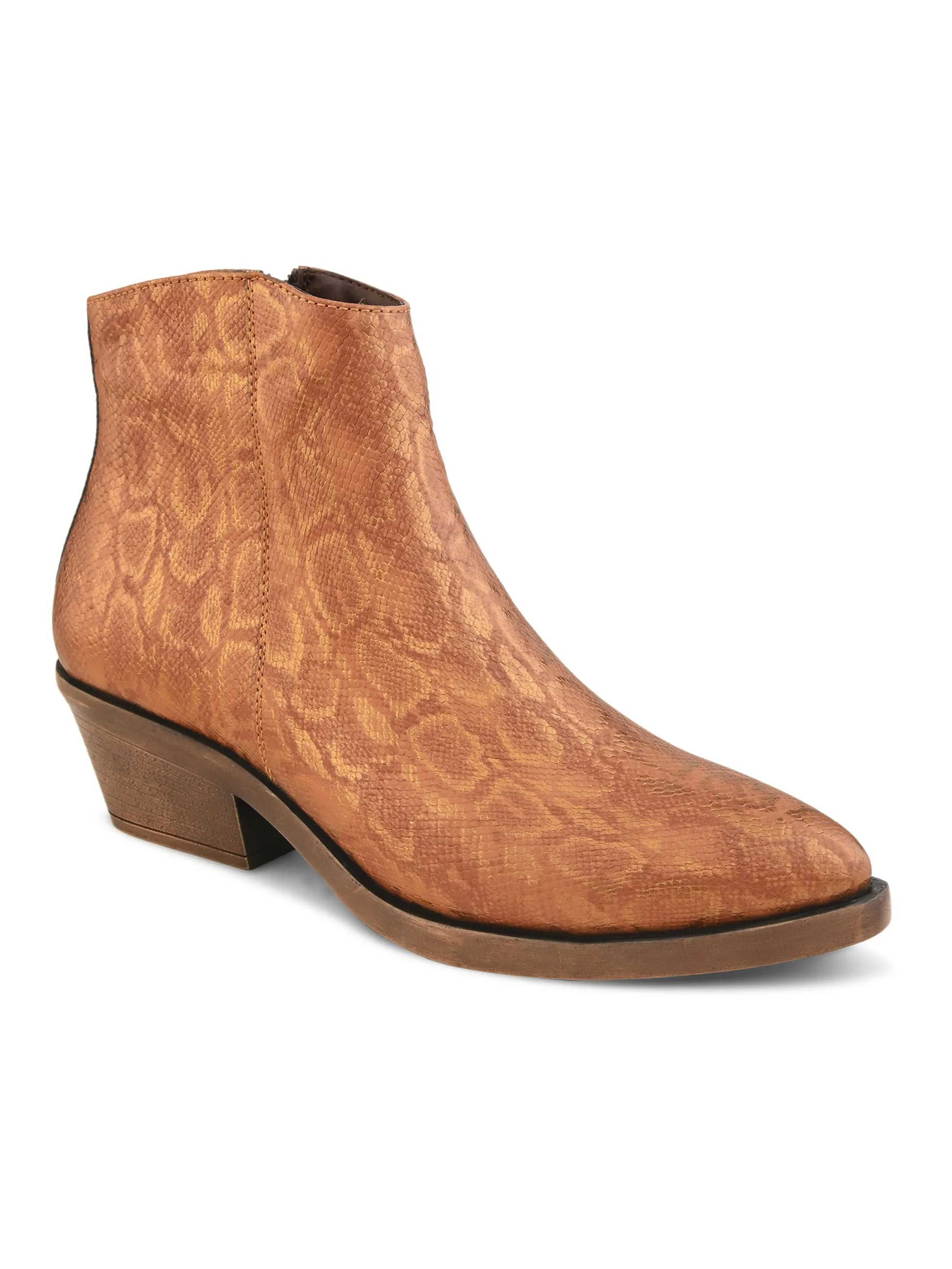 Cherise Women Rust Cuban Boots