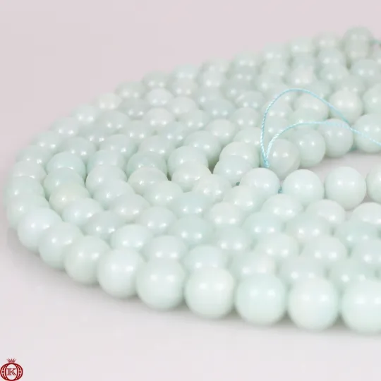 Chinese Amazonite Beads Smooth Round