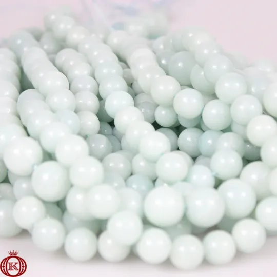 Chinese Amazonite Beads Smooth Round