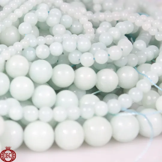 Chinese Amazonite Beads Smooth Round