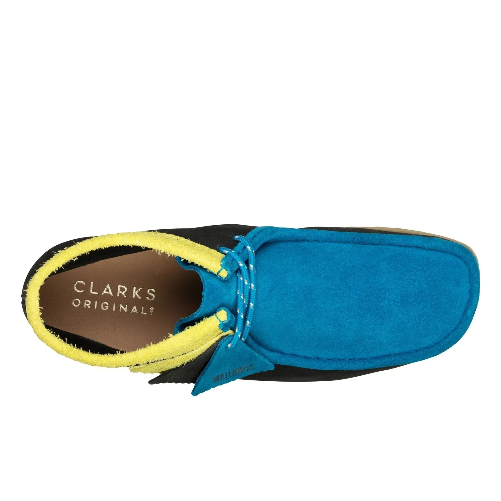 Clarks Mens Wallabee Boots Ink Combi