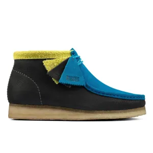 Clarks Mens Wallabee Boots Ink Combi