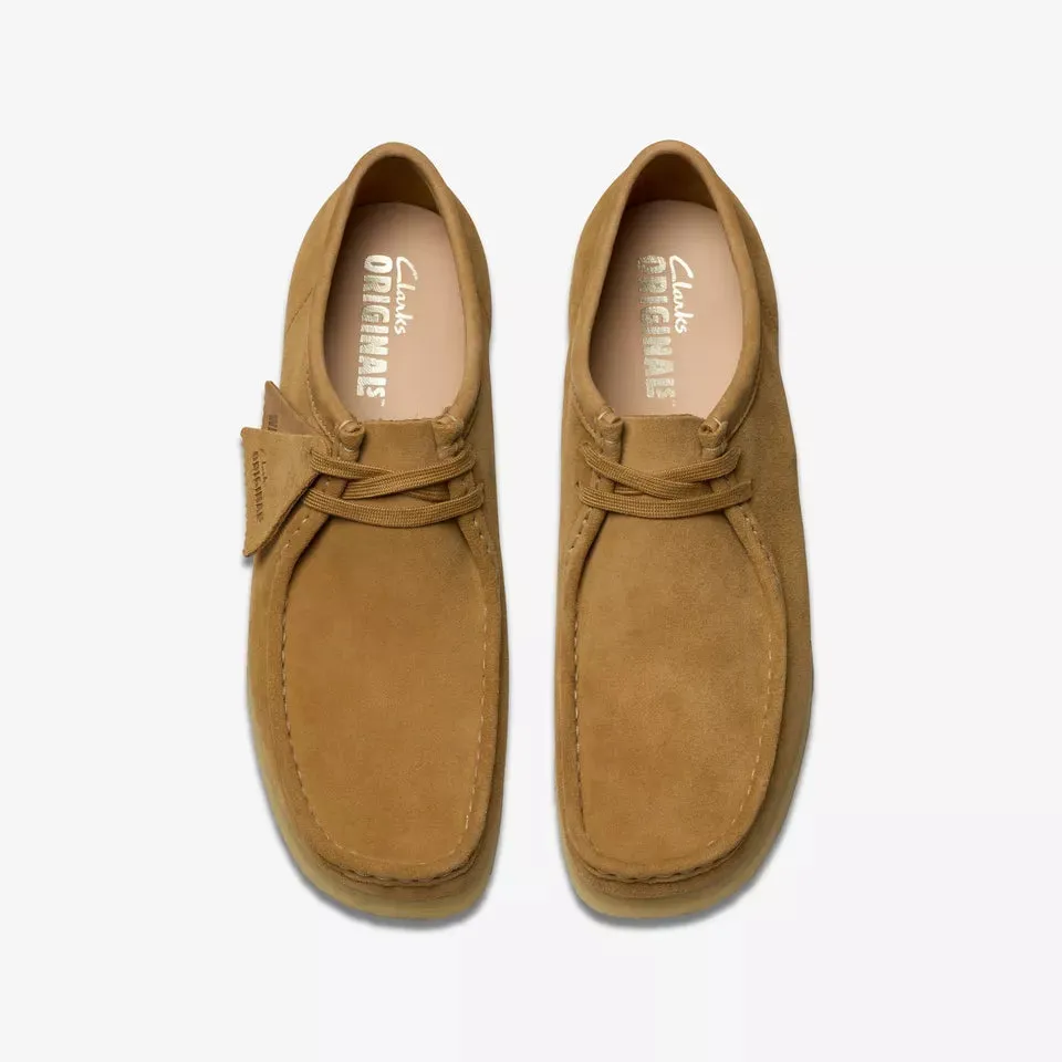 Clarks Mens Wallabee Mid Tan Suede 26180198